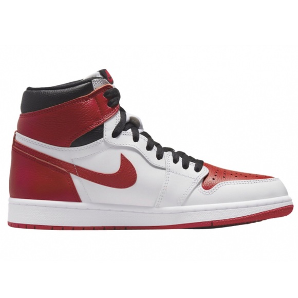 Air Jordan by Nike 1 Retro High OG Heritage White Red Black SZ. 10 - Picture 4 of 13